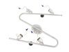 LANDLITE CLG-540C króm spotlámpa 230V 4xMax 50W GU10 állítható Z-forma LANDLITE CLG-540C króm spotlámpa 230V 4xMax 50W GU10 állítható Z-forma