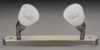 LANDLITE CLE-120A mennyezeti spot lámpa,2x60W, fehér búrával, króm kivitel LANDLITE CLE-120A mennyezeti spot lámpa,2x60W, fehér búrával, króm kivitel