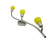 LANDLITE CLE-330A mennyezeti spot lámpa,3x60W, sárga búrával, matt króm kivitel LANDLITE CLE-330A mennyezeti spot lámpa,3x60W, sárga búrával, matt króm kivitel
