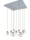 LANDLITE SOLAR-9PIN modern függesztett lámpa 9xGU10 50W 230V LANDLITE SOLAR-9PIN modern függesztett lámpa 9xGU10 50W 230V