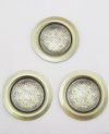 LANDLITE LED-06D-3X1,0W, 3db 1,0W LED 12V, beépíthető lámpa szett (3 db-os LED szett), LED: fehér, lámpa: antik bronz LANDLITE LED-06D-3X1,0W, 3db 1,0W LED 12V, beépíthető lámpa szett (3 db-os LED szett), LED: fehér, lámpa: antik bronz