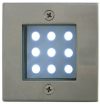 LANDLITE LED-GR92-3, 3x1,0W, 3db-os szett, trafóval, fém szín: matt króm, IP68, földbe süllyesztett LED lámpa, LED szín:hidegfehér LANDLITE LED-GR92-3, 3x1,0W, 3db-os szett, trafóval, fém szín: matt króm, IP68, földbe süllyesztett LED lámpa, LED szín:hidegfehér