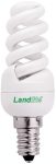 LANDLITE ELH/M-7W E14 230V, 8000óra, 2700K, mini spirál, kompakt fénycső (energiatakarékos izzó) LANDLITE ELH/M-7W E14 230V, 8000óra, 2700K, mini spirál, kompakt fénycső (energiatakarékos izzó)