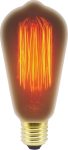 LANDLITE RUB-ST64-60W/19A E27 2100K, dekoratív izzólámpa LANDLITE RUB-ST64-60W/19A E27 2100K, dekoratív izzólámpa