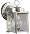 LANDLITE Kültéri Lámpa WL307-1, nikkel LANDLITE Kültéri Lámpa WL307-1, nikkel