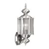 LANDLITE MB302-1 Kültéri fali lámpás, lámpa nikkel színben LANDLITE MB302-1 Kültéri fali lámpás, lámpa nikkel színben