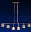 LANDLITE MW-5384/6H modern függesztett lámpa 6xG9 40W 230V LANDLITE MW-5384/6H modern függesztett lámpa 6xG9 40W 230V
