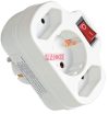 ANCO Adapter 2 + 1 kapcsolóval, fehér ANCO Adapter 2 + 1 kapcsolóval, fehér