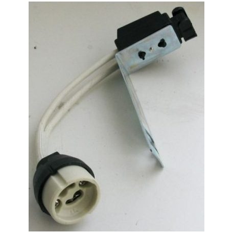 LANDLITE HS-103B GU10 lámpafoglalat, csatlakozóval