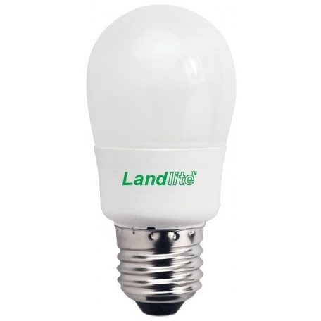 LANDLITE Energiatakarékos, E27, 9W, 450lm, 2700K, SZABÁLYOZHATÓ, kisgömb formájú fényrrás (D-ELG-E27-9W)