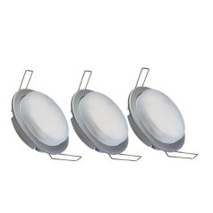   LANDLITE KIT-GX53-3x7W, Beépíthető lámpa komplett szett 3x7W energiatakarékos izzóval (izzók, kábelek mellékelve)
