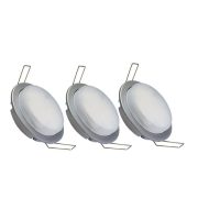   LANDLITE KIT-GX53-3x13W, Beépíthető lámpa komplett szett 3x13W energiatakarékos izzóval (izzók, kábelek mellékelve)