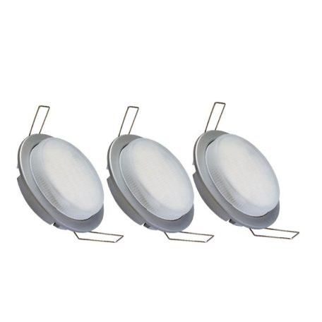 LANDLITE KIT-GX53-3x13W, Beépíthető lámpa komplett szett 3x13W energiatakarékos izzóval (izzók, kábelek mellékelve)