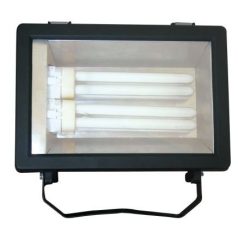   LANDLITE FL-226B, 2X26W G24q-3, fényvető / reflektor (kompakt fénycső mellékelve), fekete.  
