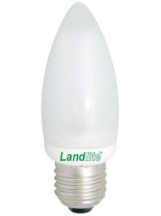    LANDLITE Energiatakarékos, E27, 9W, 450lm, 2700K, gyertya formájú fényforrás (EIC/M-9W)