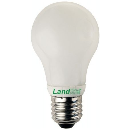 LANDLITE Energiatakarékos, E27, 9W, A55, 415lm, 2700K, körte formájú fényforrás (EI/M-9W)