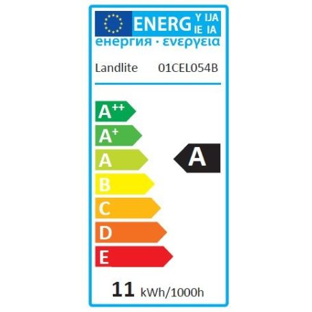 LANDLITE Energiatakarékos, E14, 11W, 550lm, 2700K, spirál formájú fényforrás (ELHS-11W C04)