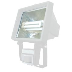   LANDLITE SL-F118-24W, 1X24W 118mm/R7s, fényvető / reflektor (kompakt fénycső mellékelve), mozgásérzékelővel, fehér