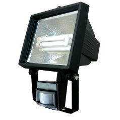   LANDLITE SL-F118-24W, 1X24W 118mm/R7s, fényvető / reflektor (kompakt fénycső mellékelve), mozgásérzékelővel, fekete
