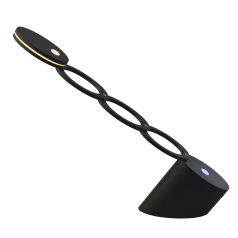    LANDLITE TLE-041 asztali lámpa, LED, 6W, 200lm, 3000K, fényerőszabályozós, fekete