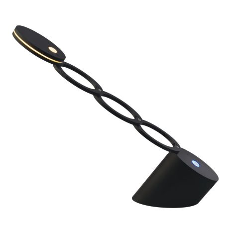  LANDLITE TLE-041 asztali lámpa, LED, 6W, 200lm, 3000K, fényerőszabályozós, fekete