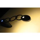  LANDLITE TLE-041 asztali lámpa, LED, 6W, 200lm, 3000K, fényerőszabályozós, fekete