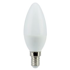    LANDLITE LED, E14, 6W, 470lm, 3000K, gyertya formájú fényforrás (LED-C37-6W/SXW)