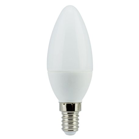  LANDLITE LED, E14, 6W, 470lm, 3000K, gyertya formájú fényforrás (LED-C37-6W/SXW)
