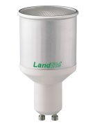 LANDLITE Energiatakarékos, GU10, 13W, 650lm, 2700K, spot fényforrás (hosszabb, vékonyabb verzió) (CFL-GU10-13W)