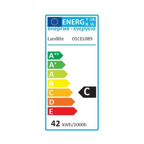  LANDLITE Halogén, E14, 42W, 625lm, 2800K, gyertya formájú fényforrás (HSL-C35-42W)
