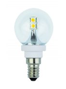 LANDLITE LED, E14, 2W, G45, 200lm, 2600K, kisgömb formájú fényforrás (LED-G45-509-2W)