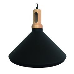  LANDLITE MAGSUS-A002, E27 Max 60W, függeszték lámpatest, fekete