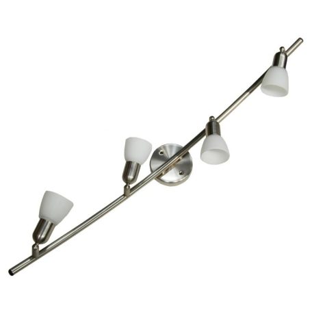 LANDLITE CLE-340A 230V G9 spot lámpa, matt króm, fehér búra