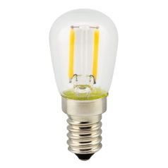    LANDLITE LED filament, E14, 2W, T26, 200lm, 2700K, hűtőszekrény fényforrás (LED-T26-2W/FLT)