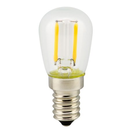  LANDLITE LED filament, E14, 2W, T26, 200lm, 2700K, hűtőszekrény fényforrás (LED-T26-2W/FLT)