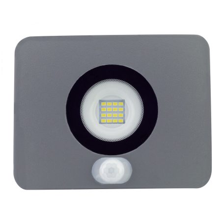 LANDLITE LED-SL-20W/MCL, 3000K meleg fehér,  szürke, 20W LED Reflektor / LED Fényvető mozgásérzékelővel