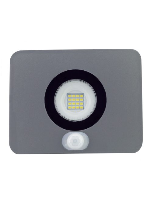 LANDLITE LED-FL-20W/MCL, 3000K Warmweiß, grau, 20W LED Flutlichtstrahler mit Bewegungsmelder