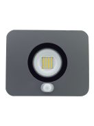 LANDLITE LED-FL-30W/MCL, 3000K Warmweiß, grau, 30W LED Flutlichtstrahler mit Bewegungsmelder