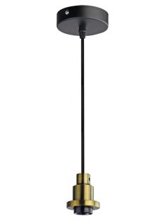   LANDLITE PL-M-046, E27 Max 60W,  2m Kabel, Farbe: matt braun bronze, Pendelleuchte