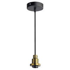   LANDLITE PL-M-046, E27 Max 60W,  2m kábel, szín: matt barna bronz,  függeszték - lámpatest