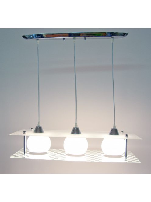 LANDLITE V4085/3C modern függesztett lámpa 3xE27 230V