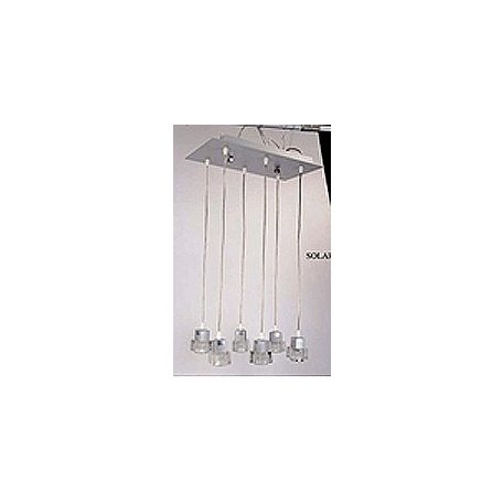 LANDLITE SOLAR-6PIN modern függesztett lámpa 6xGU10 50W 230V
