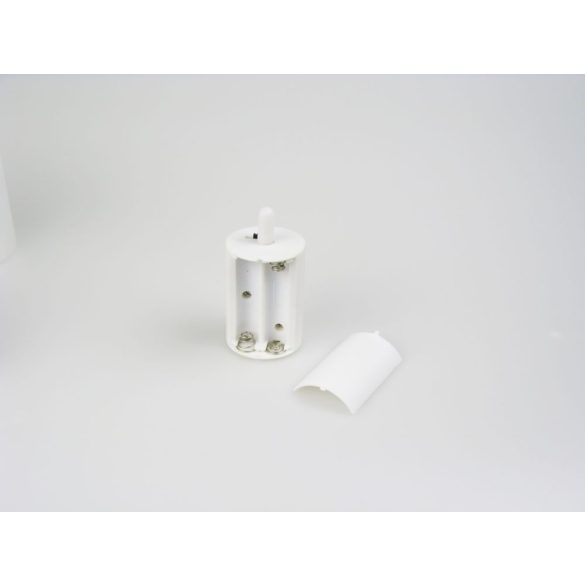 LANDLITE LED/CAL-01, 2 db-os szett, mágikus LED gyertya lámpa készlet, (szín: fehér üveg tartó, fehér műanyag gyertya, sárga villogó LED)