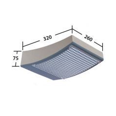 LANDLITE DD WALA 1x38W (OLW-138DD),  BüroLampe