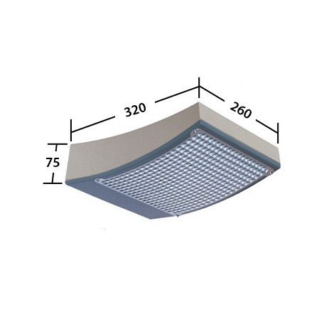 LANDLITE DD WALA 1x38W (OLW-138DD) Irodai fali lámpa