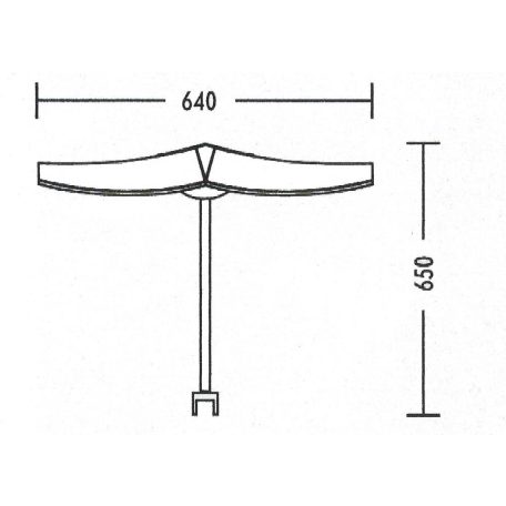 LANDLITE DD OFFIA 2X38W (OLS-238DD), Irodai lámpa