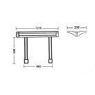 LANDLITE TT OFFIA 2X21W (OLS-221TT),  Irodai lámpa