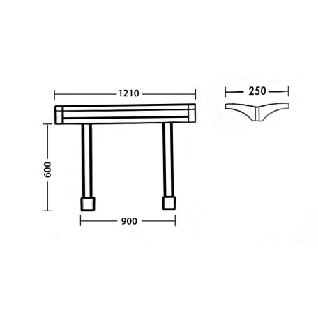 LANDLITE TT OFFIA 2X21W (OLS-221TT),  Irodai lámpa