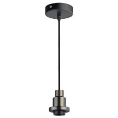   LANDLITE PL-M-046, E27 Max 60W,  2m kábel, szín: fekete,  függeszték - lámpatest