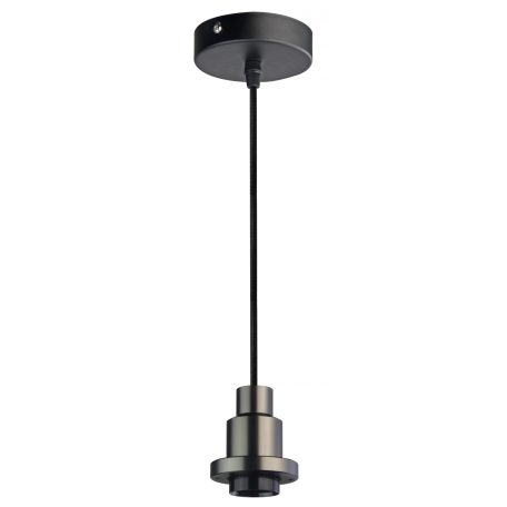 LANDLITE PL-M-046, E27 Max 60W,  2m kábel, szín: fekete,  függeszték - lámpatest